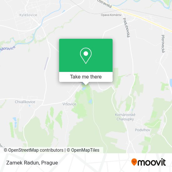 Карта Zamek Radun