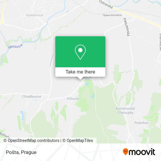 Карта Pošta
