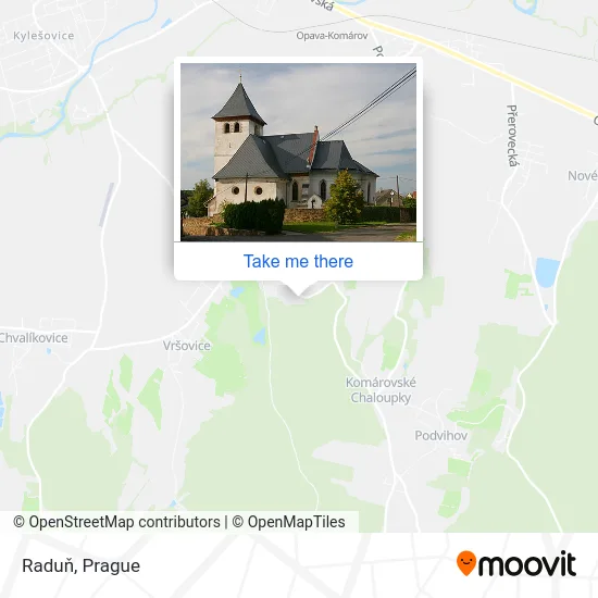 Карта Raduň