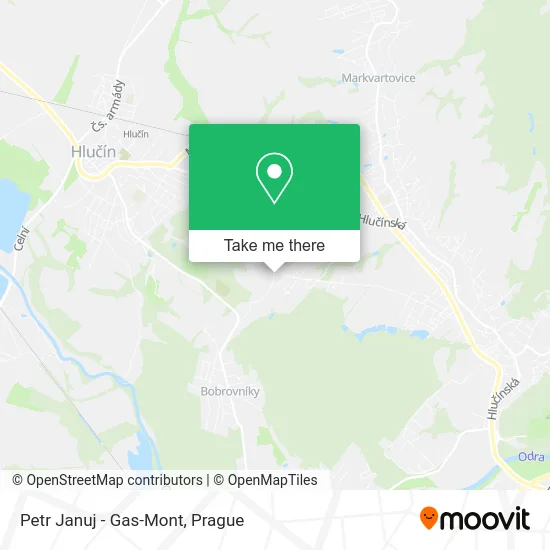 Карта Petr Januj - Gas-Mont