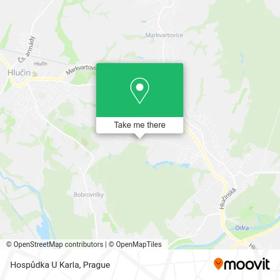 Карта Hospůdka U Karla