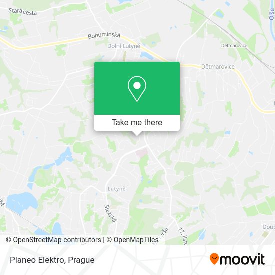 Карта Planeo Elektro