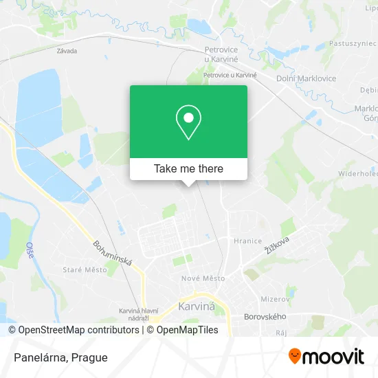 Карта Panelárna