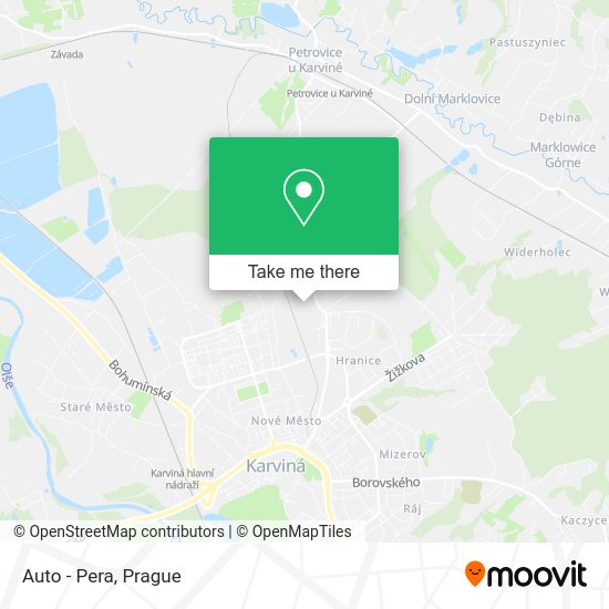 Карта Auto - Pera
