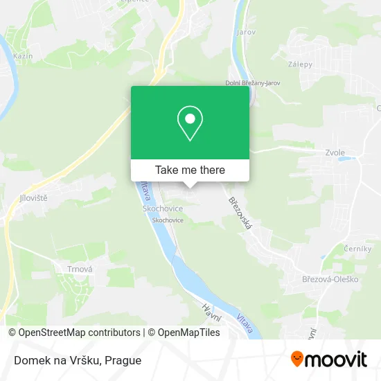 Карта Domek na Vršku