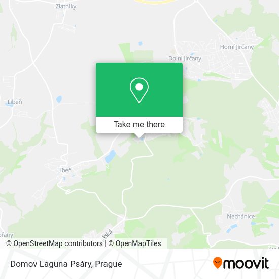 Карта Domov Laguna Psáry