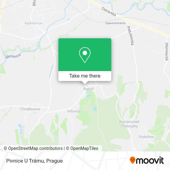 Карта Pivnice U Trámu