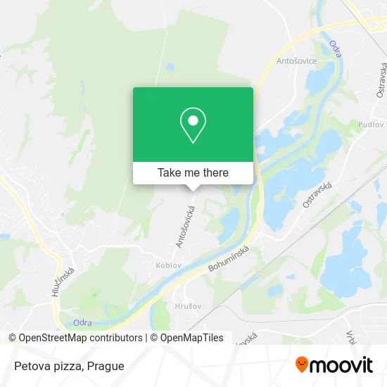 Карта Petova pizza