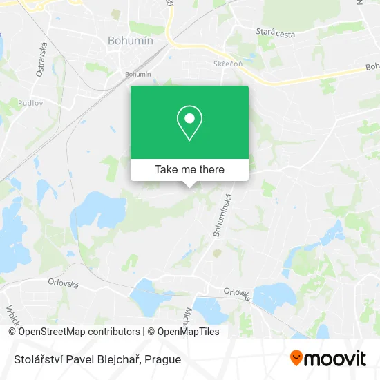 Stolářství Pavel Blejchař map