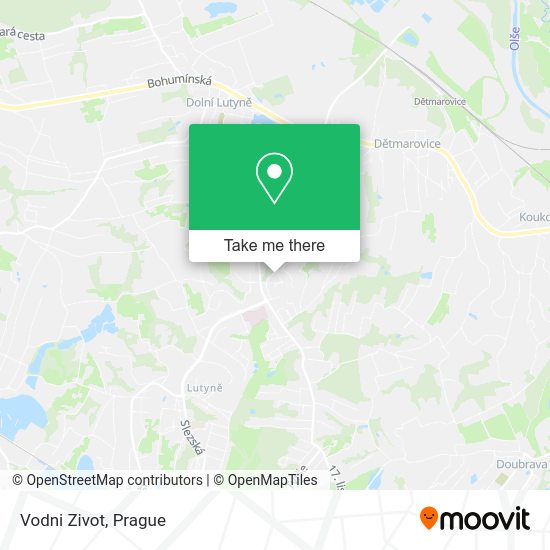 Карта Vodni Zivot