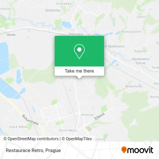 Карта Restaurace Retro