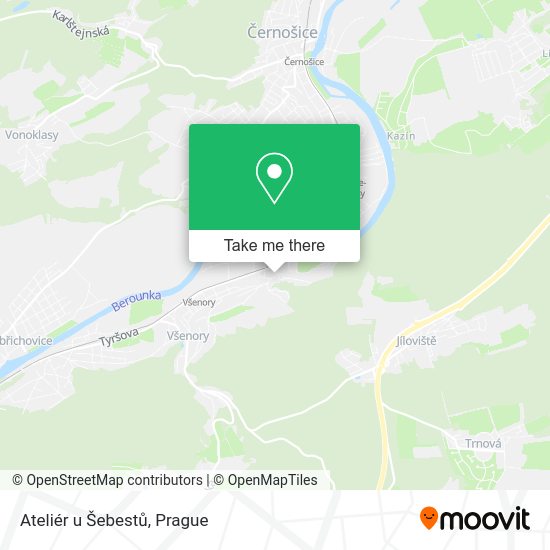 Карта Ateliér u Šebestů