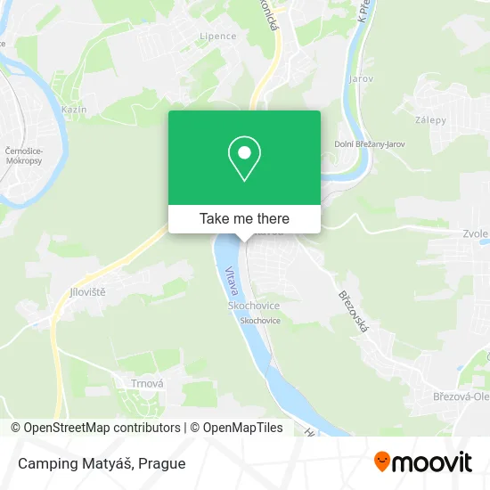 Карта Camping Matyáš