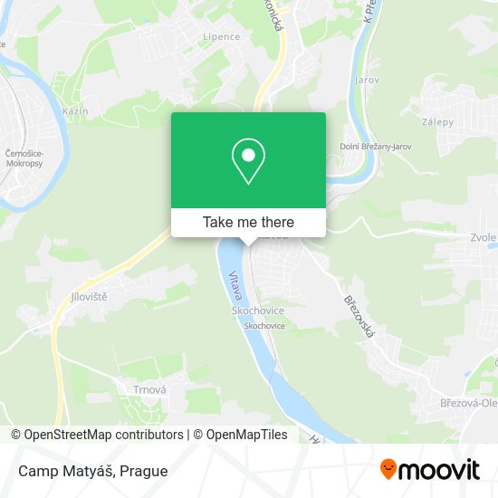 Карта Camp Matyáš