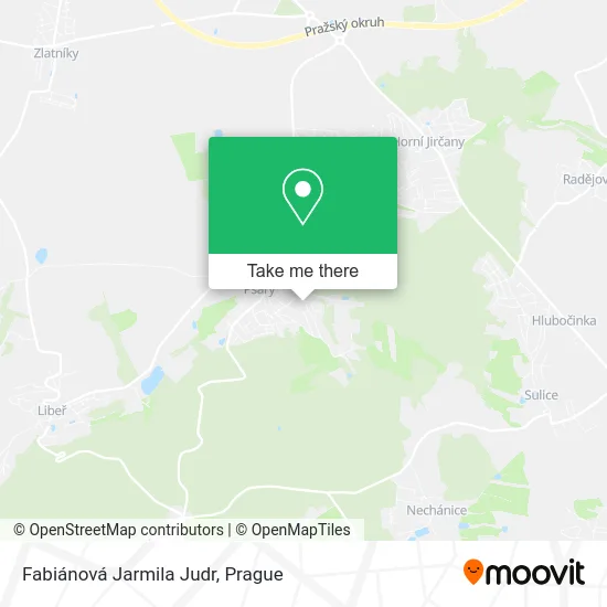Fabiánová Jarmila Judr map