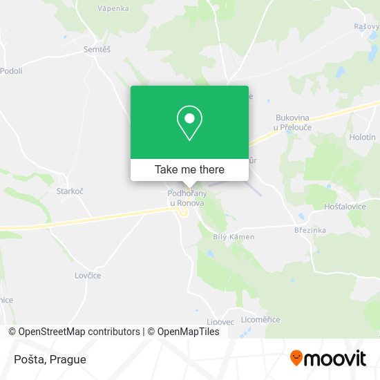 Карта Pošta