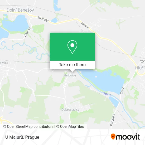 Карта U Malurů