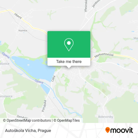 Карта Autoškola Vícha