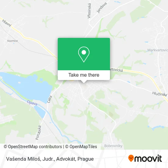 Карта Vašenda Miloš, Judr., Advokát