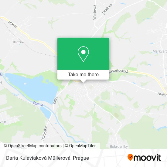 Карта Daria Kulaviaková Müllerová