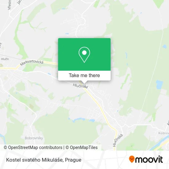 Карта Kostel svatého Mikuláše