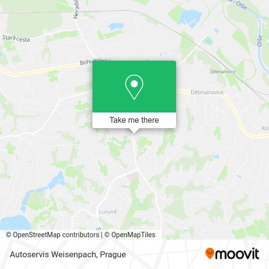 Карта Autoservis Weisenpach
