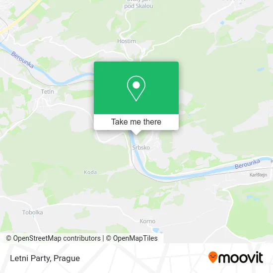 Карта Letni Party