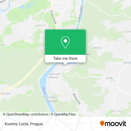 Карта Kvetiny Lucie