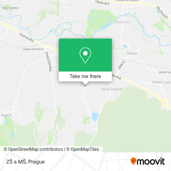 Карта ZŠ a MŠ