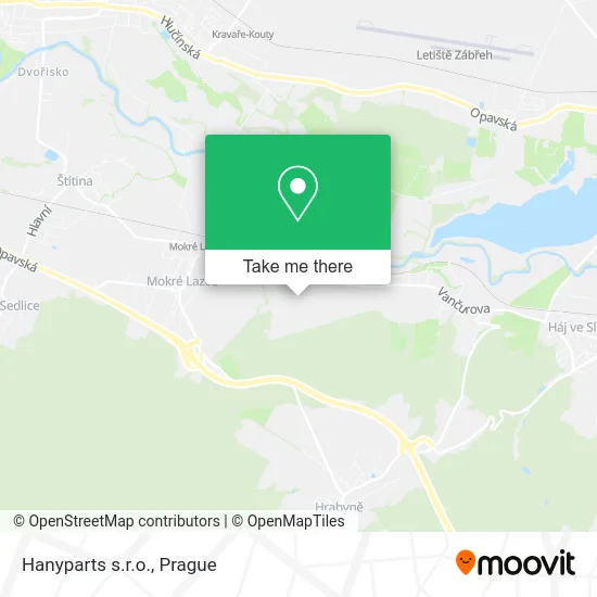 Карта Hanyparts s.r.o.