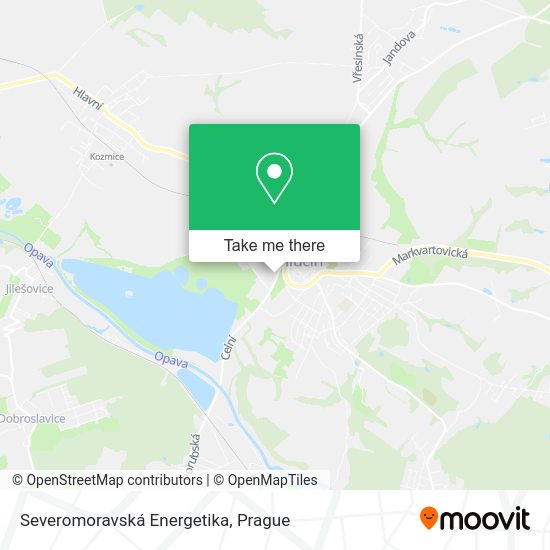 Карта Severomoravská Energetika