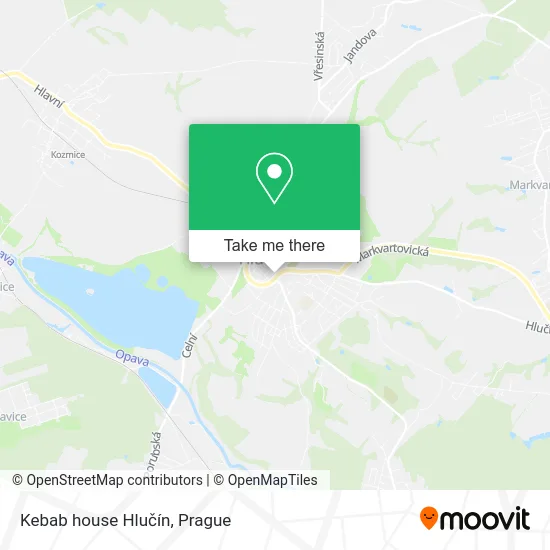 Карта Kebab house Hlučín