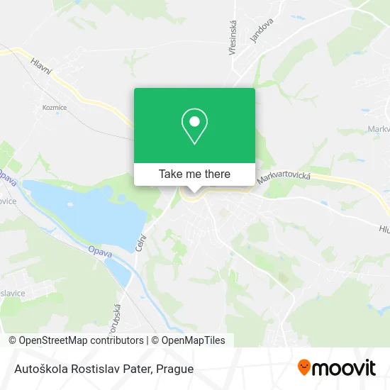 Карта Autoškola Rostislav Pater