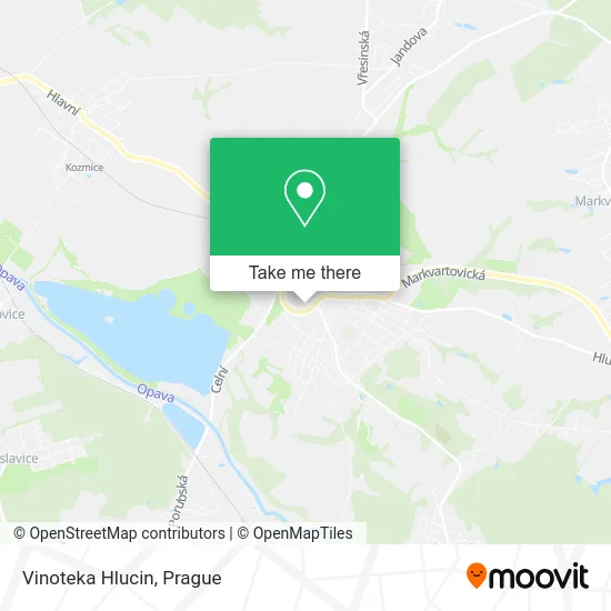 Карта Vinoteka Hlucin