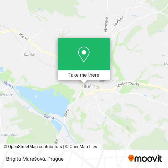 Карта Brigita Marešová