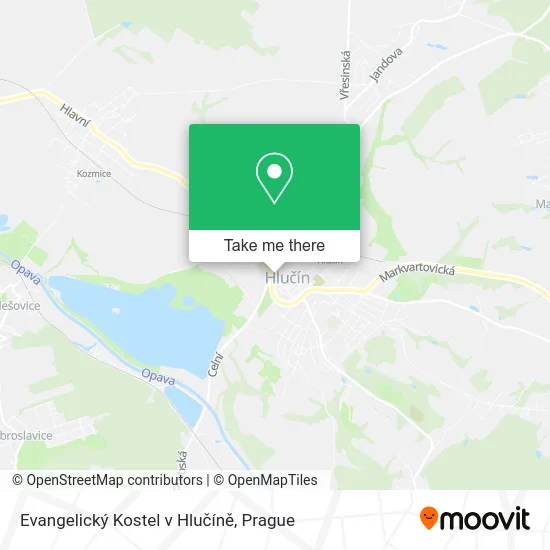 Evangelický Kostel v Hlučíně map