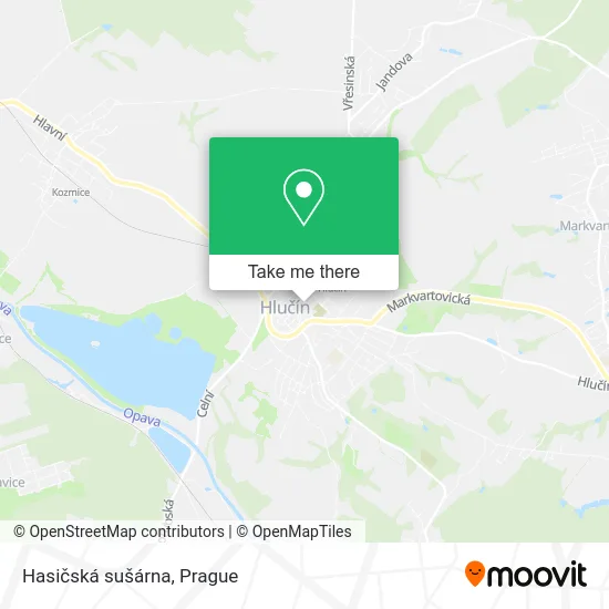 Карта Hasičská sušárna