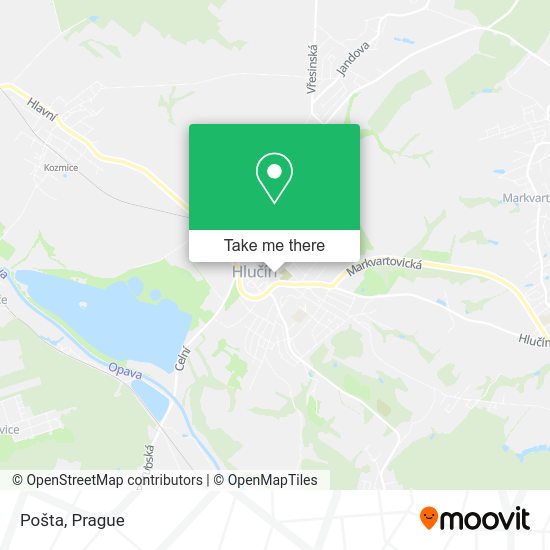 Карта Pošta