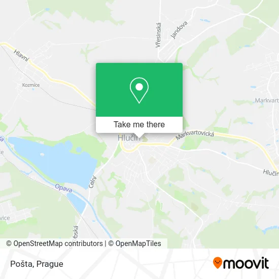 Карта Pošta