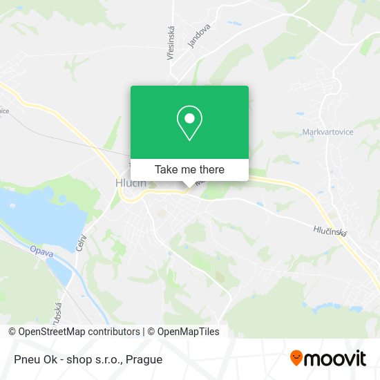 Карта Pneu Ok - shop s.r.o.