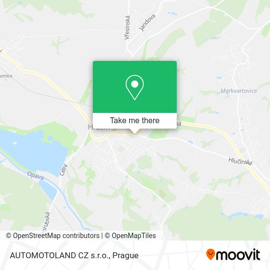 Карта AUTOMOTOLAND CZ s.r.o.