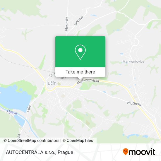 Карта AUTOCENTRÁLA s.r.o.