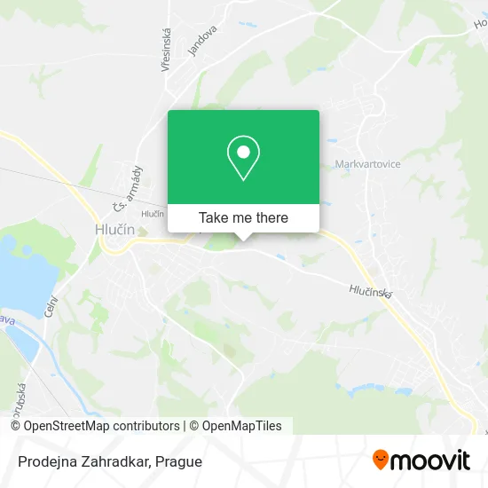 Карта Prodejna Zahradkar