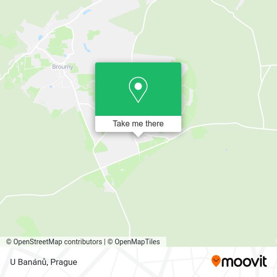 Карта U Banánů