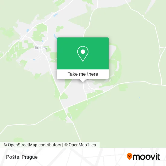 Карта Pošta