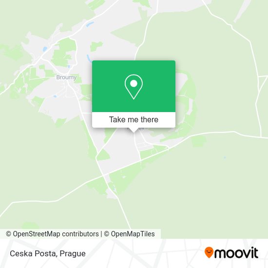 Карта Ceska Posta