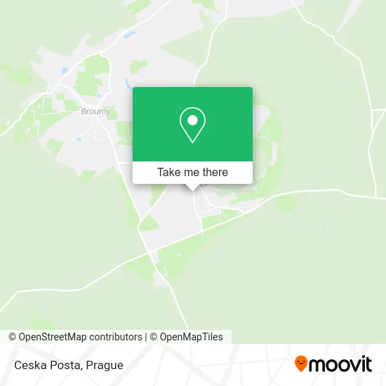 Карта Ceska Posta
