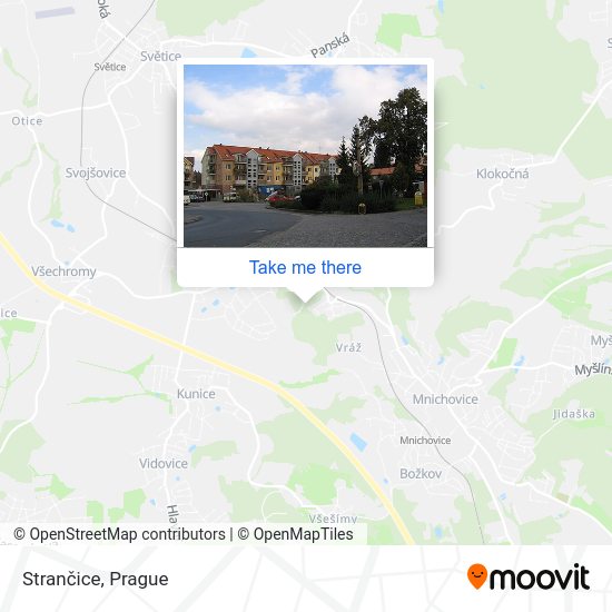 Карта Strančice