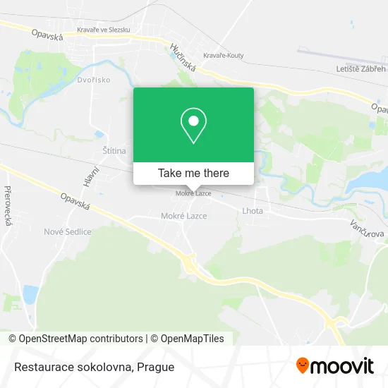 Карта Restaurace sokolovna