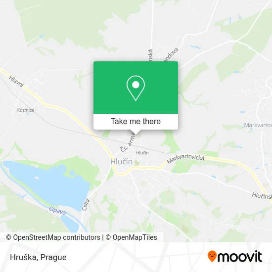 Карта Hruška
